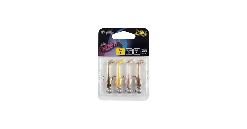 Akční Cena Fox Rage Gumová Nástraha Ultra UV Micro Fry Loaded Lure Pack 4 cm