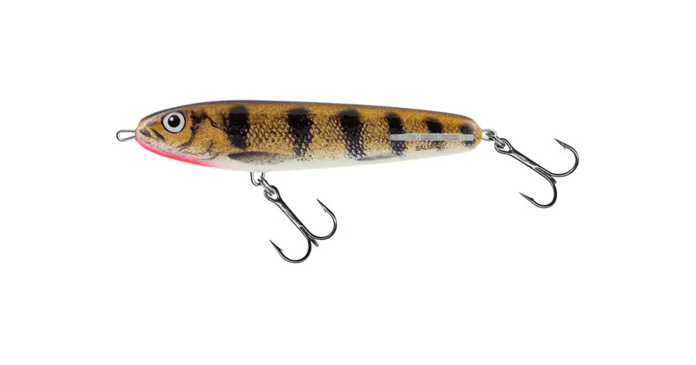 Dokud Zásoby Vydrží Salmo Wobler Sweeper Sinking Emerald Perch 14 cm