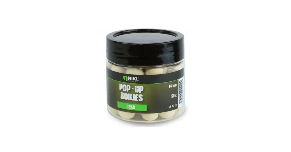 Levný Nikl Plovoucí Boilies Crab - 18 mm 50 g