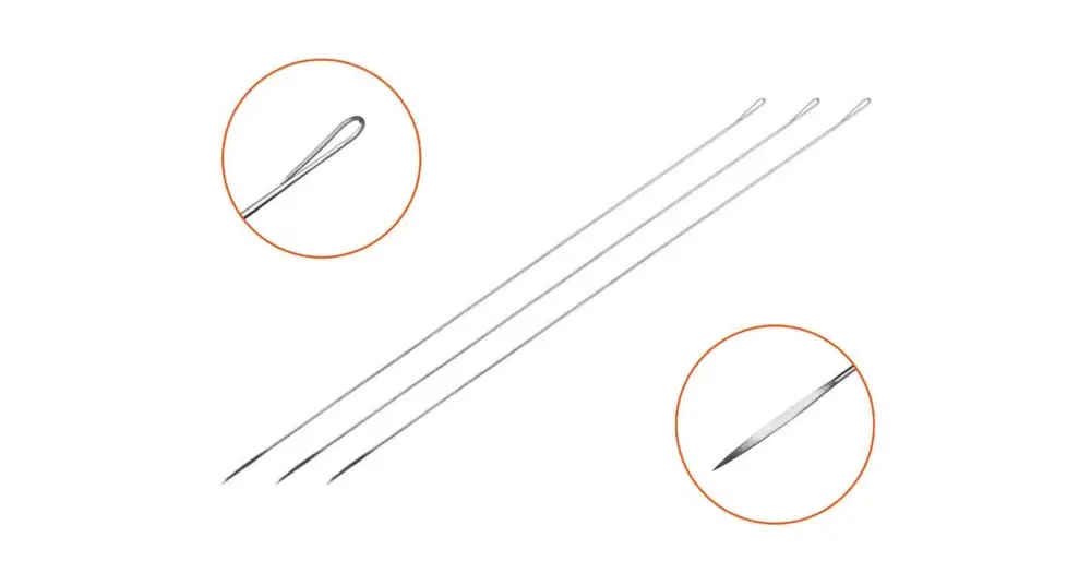 Delphin Prošívací Jehla Fishy 3 ks - 15 cm Must-Have