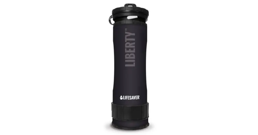 Kup Teď Lifesaver Filtrační Lahev na Vodu Liberty 400 ml Černá