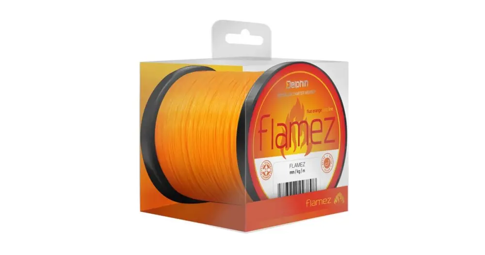 Delphin Vlasec Flamez Oranžový - 0,28 mm 5,9 kg 600 m Zlevněný