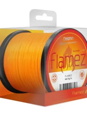 Akce Delphin Vlasec Flamez Oranžový - 0,25 mm 5 kg 1200 m