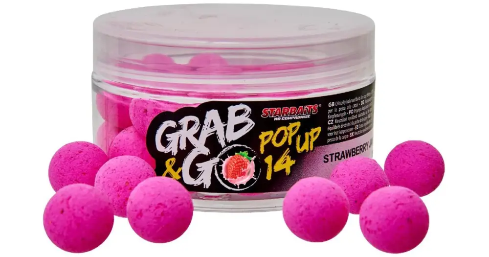 Tovární Cena Starbaits Pop Up G&G Global Strawberry Jam 20 g 14 mm