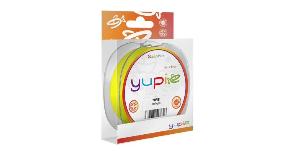 Delphin Vlasec YUPIE Fluo Žlutý 300 m - 0,22 mm 4,2 kg Rychlé Dodání