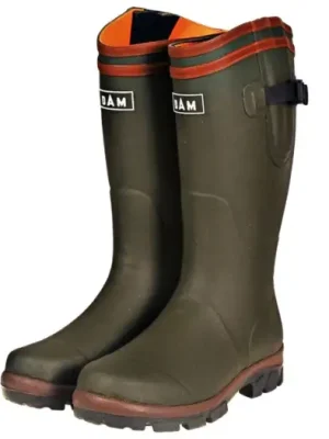 Akce Dam Holínky Flex Neoprene Rubber Boots Green - 42