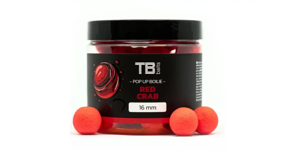 TB Baits Plovoucí Boilie Pop-Up Red Crab + NHDC 65 g - 12 mm Objednat Nyní