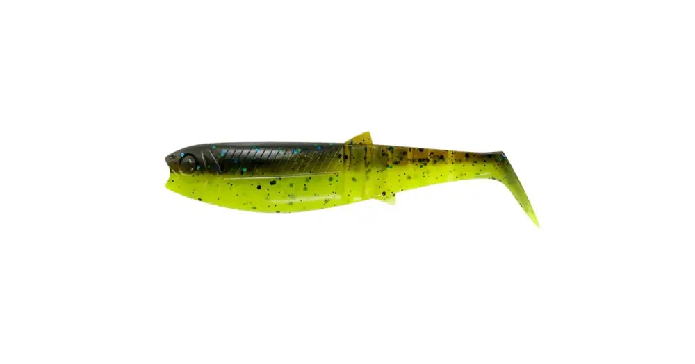 Výprodej Savage Gear Gumová Nástraha Cannibal Shad Chartreuse Pumpkin - 6,8 cm 3 g