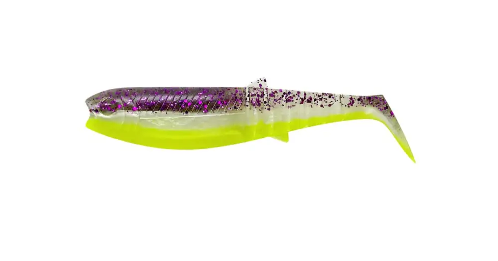 Savage Gear Gumová Nástraha Cannibal Shad Purple Glitter Bomb - 8 cm 5 g Bezpečná Platba