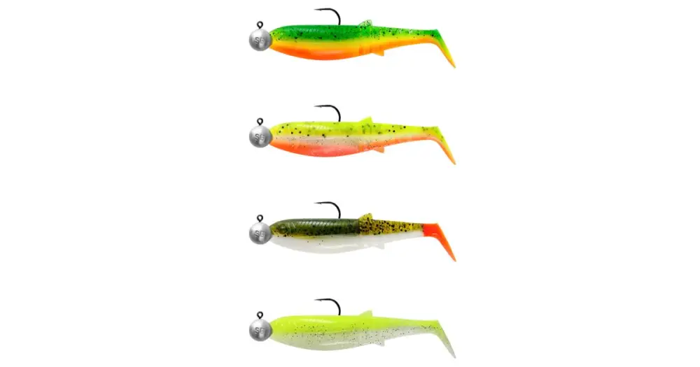 Savage Gear Gumová Nástraha Cannibal Shad Darkwater Mix 4+4 - 8 cm 5 g 7,5 g #2/0 Vrácení Zdarma