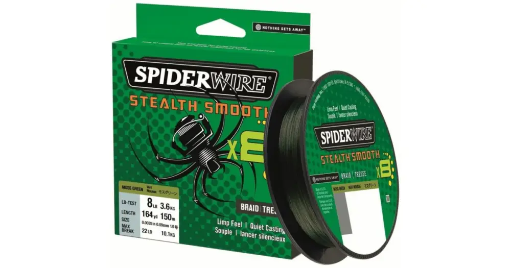 Spiderwire Splétaná Šňůra Stealth Smooth 8 Zelená 150 m - 0,29 mm 26,4 kg Odeslání Ihned