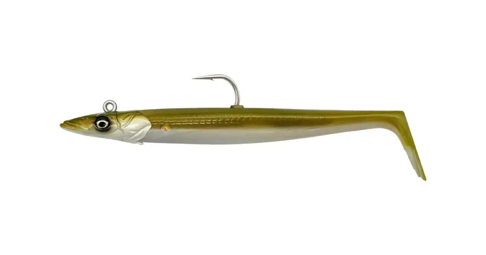 Nejlepší Volba Savage Gear Gumová Nástraha Sandeel V2 Sinking Khaki 2+1 - 14 cm 33 g