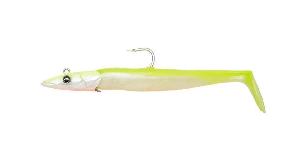 Cenová Bomba Savage Gear Gumová Nástraha Sandeel V2 Sinking Lemon Back 2+1 - 18 cm 86 g