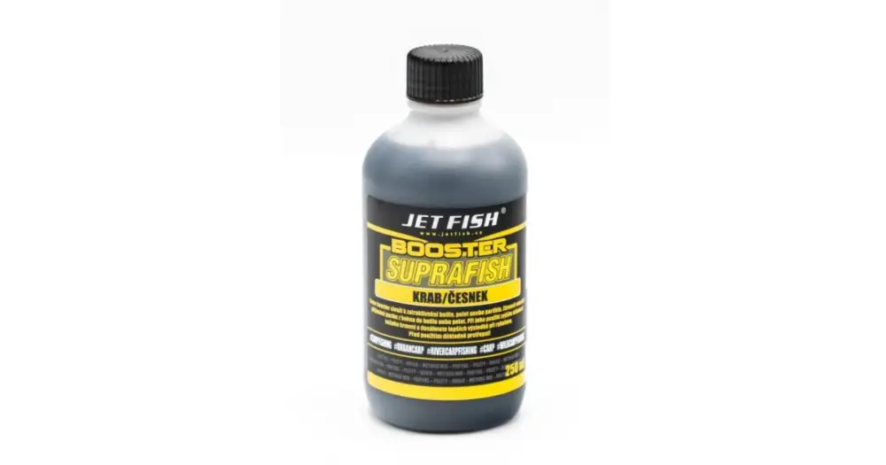 Jet Fish Booster Supra Fish Krab Česnek 250 ml Koupit Online