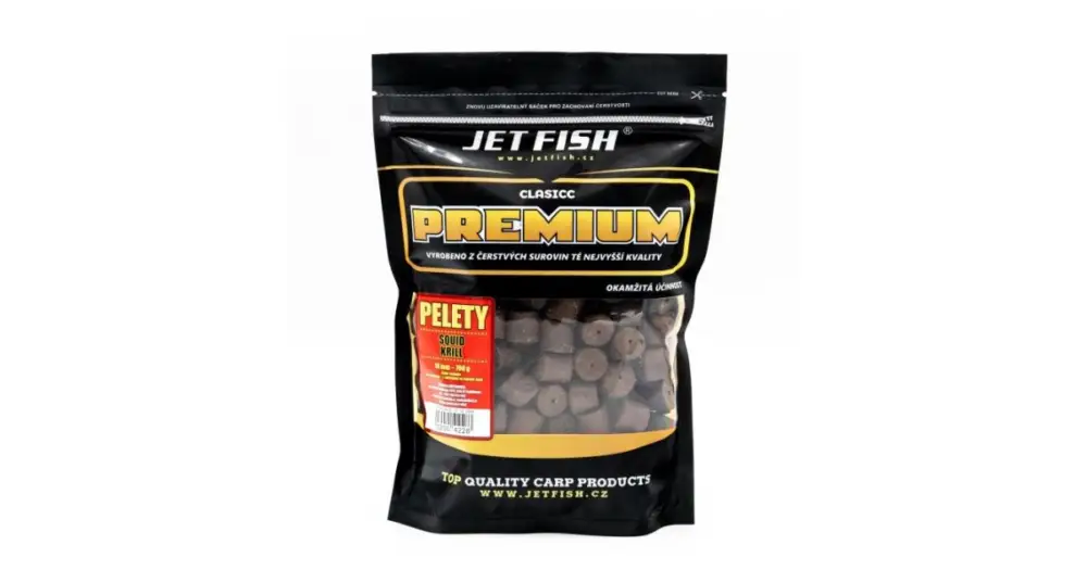 Jet Fish Pelety Premium Clasicc 700 g 18 mm - Squid Krill Koupit Online