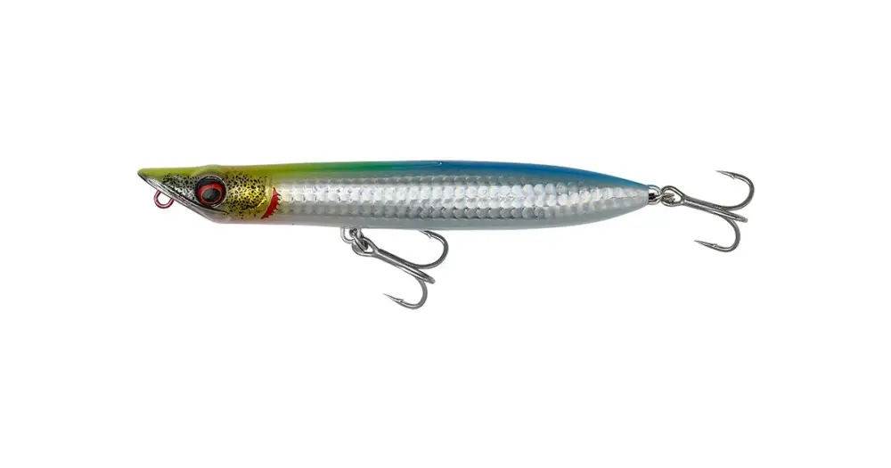 Must-Have Savage Gear Wobler Slap Walker Floating Yellow Green Blue - 10 cm 10 g