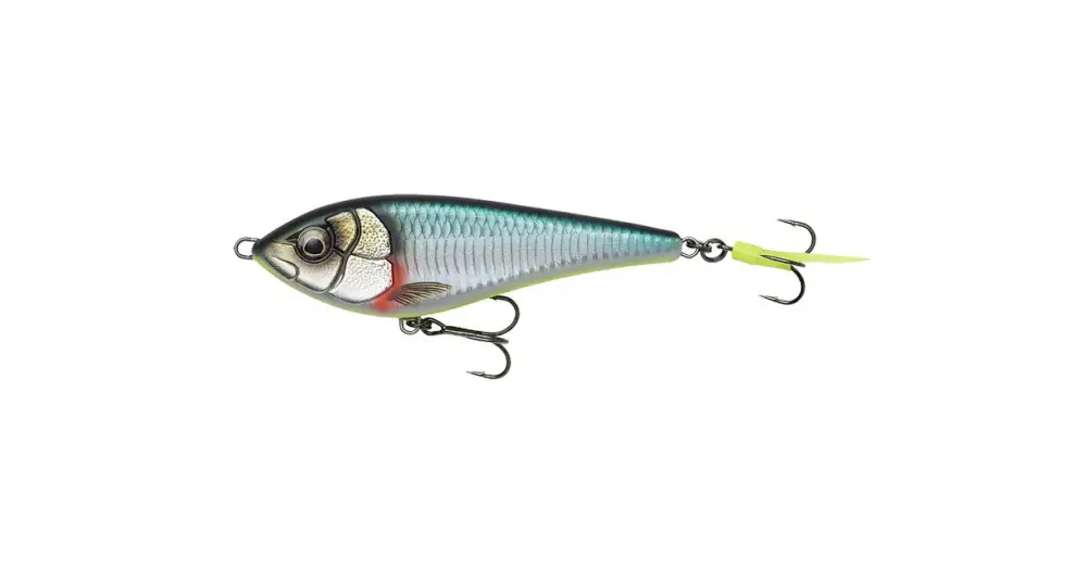 Savage Gear Wobler Deviator Swim Green Silver - 12,5 cm 50 g Speciální Cena