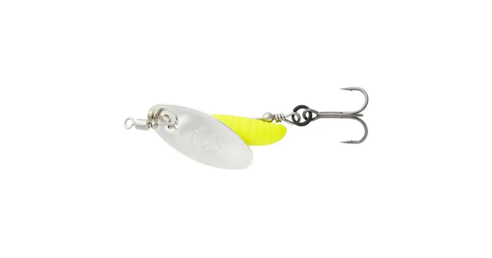 Sleva Savage Gear Třpytka Grub Spinners Silver Yellow - #1 3,8 g