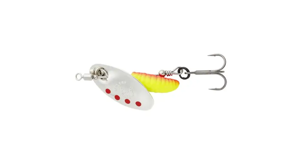 Savage Gear Třpytka Grub Spinners Silver Red Yellow - #0 2,2 g Nízká Cena