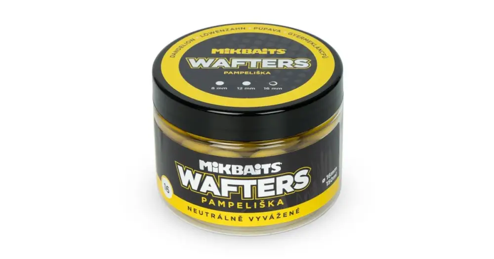 Mikbaits Boilie Wafters Pampeliška 150 ml - 16 mm Autentický