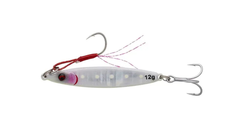 Novinka Savage Gear Flatline TG FS UV White Glow - 4,5 cm 15 g