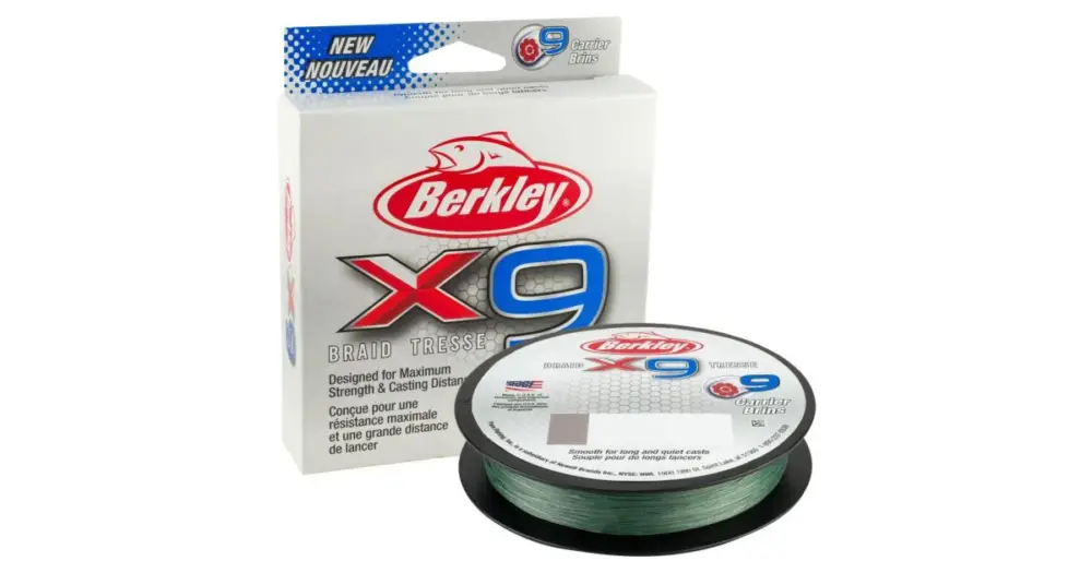 Berkley Splétaná Šňůra X9 Low Vis Green 300 m - 0,25 mm 27 kg Ověřený