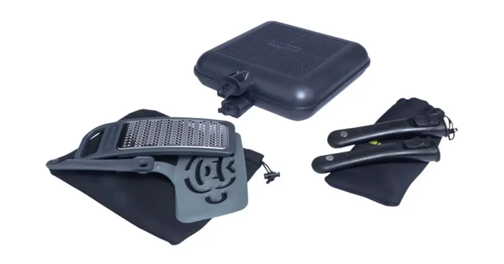 Levný RidgeMonkey Touster Connect Pan and Griddle XXL Granite Edition