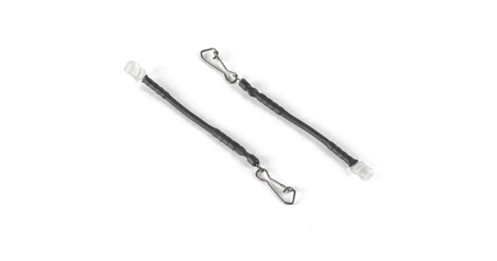 Bezpečná Platba Filfishing Průjezdy s Karabinkou Feeder Stiff Link Fil - 80 mm