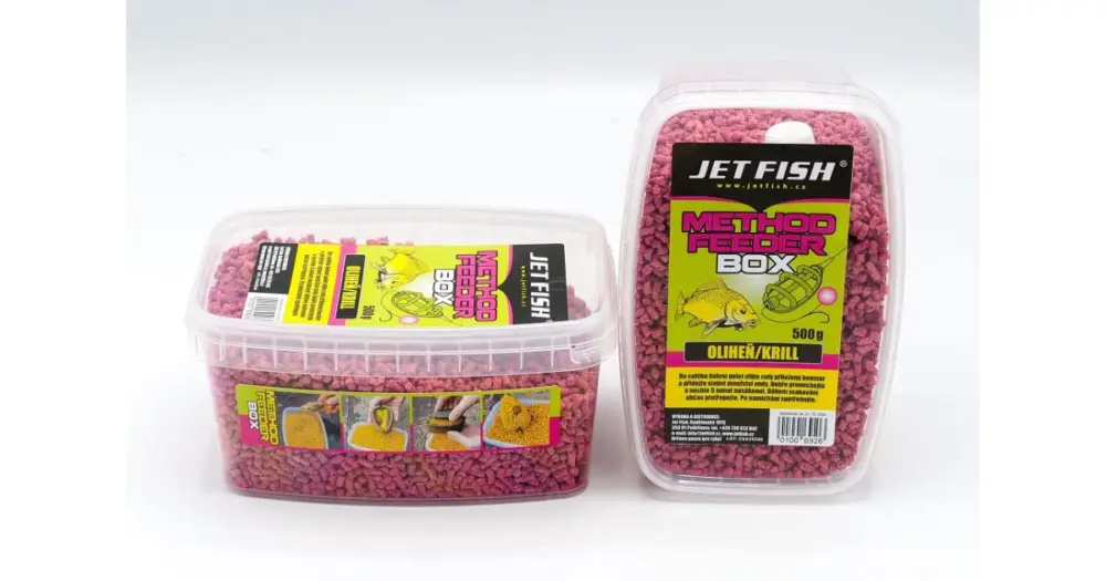 Objednat Nyní Jet Fish Pelety Feeder Method Box 500 g - Oliheň Krill