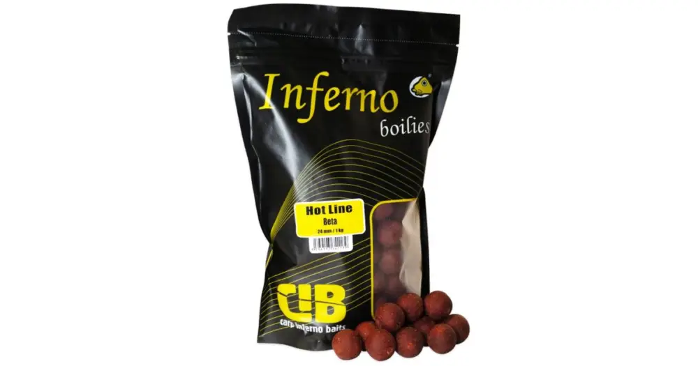 Tovární Cena Carp Inferno Boilies Hot Line Beta - 1 kg 24 mm