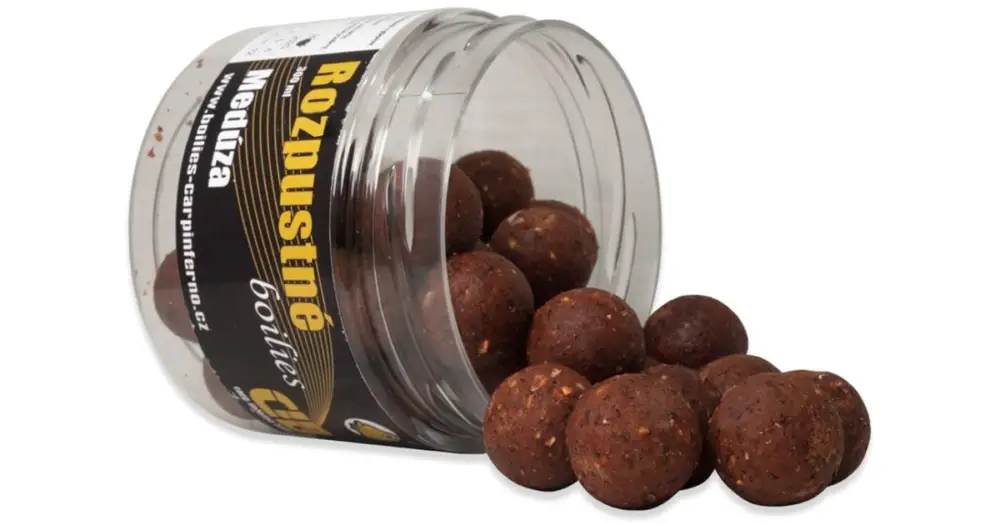 Carp Inferno Rozpustné Boilies Hot Line Medůza - 300 ml 20 mm Bezpečná Platba