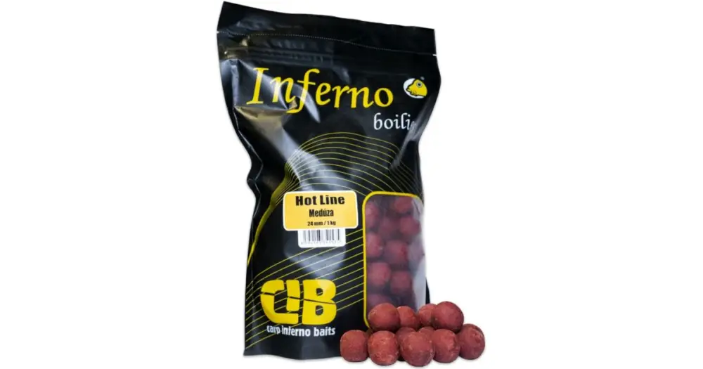 Hit Sezóny Carp Inferno Boilies Hot Line Medůza - 1 kg 24 mm