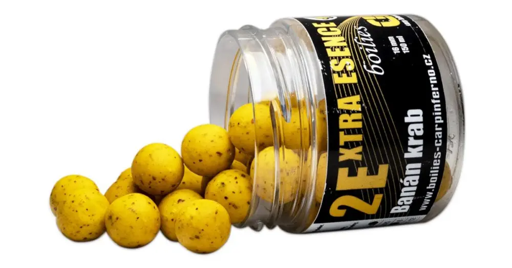Carp Inferno Boilies 2E 150 ml 16 mm - Banán Krab Cenový Hit