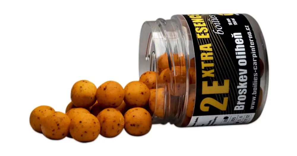 Levný Carp Inferno Boilies 2E 150 ml 16 mm - Broskev Oliheň