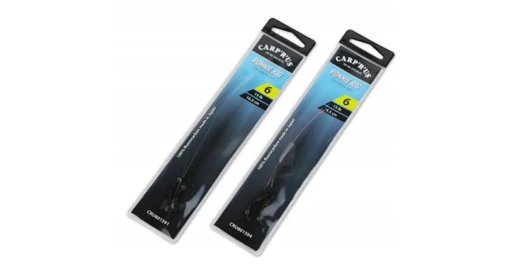 Ověřený Carp´R´Us Hotový Návazec Ready Ronnie Rig Centurion 15 lb 2 ks 9,5 cm - Velikost 6