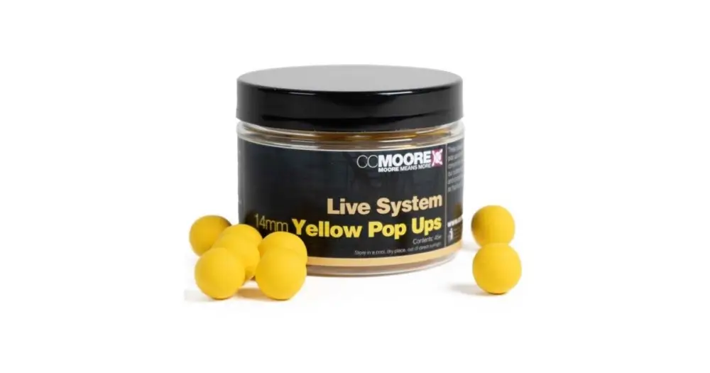 Oblíbený CC Moore Plovoucí Boilie Live System Yellow Pop Up Extra Plovoucí - 14 mm 45 ks