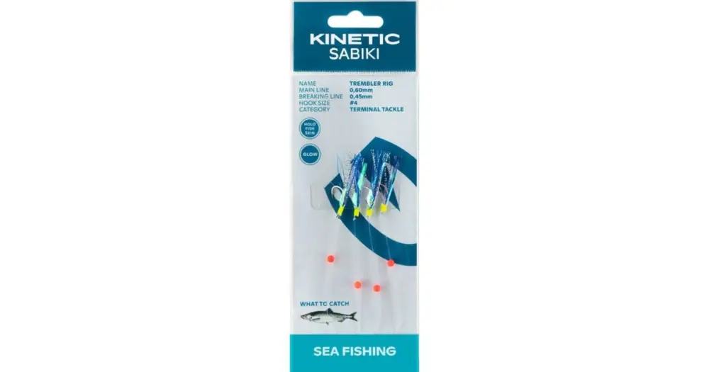 Kinetic Návazec Sabiki Trembler Holo Fishskin Blue Flash 130 cm #4 Doprava Zdarma