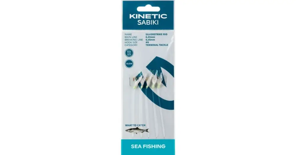 Levný Kinetic Návazec Sabiki SilverStrike Fishskin Flash 130 cm - 8