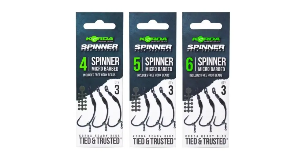 Korda Návazec Spinner Hack Sections Spinner Barbless Bez Protihrotu - 5 Cenová Bomba