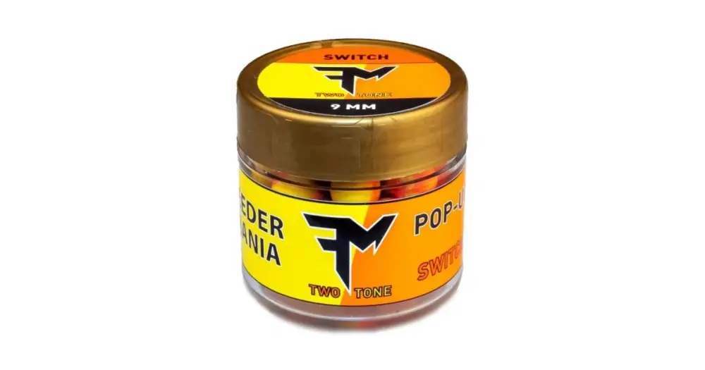 Časově Omezené Feedermania Two Tone Pop up Boilies 14 g - 9 mm Switch