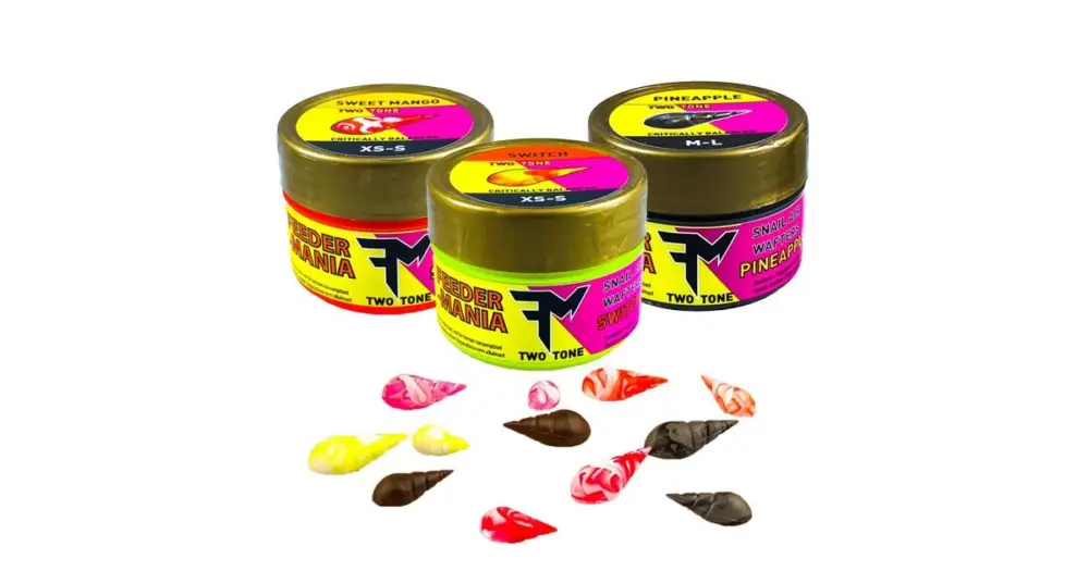 Finální Výprodej Feedermania Two Tone Snail Air Wafters 18 ks XS-S