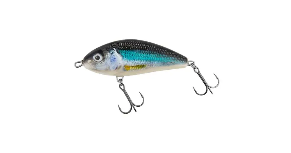 Salmo Wobler Fatso Sinking Spotted Holo Smelt 10 cm Výprodej