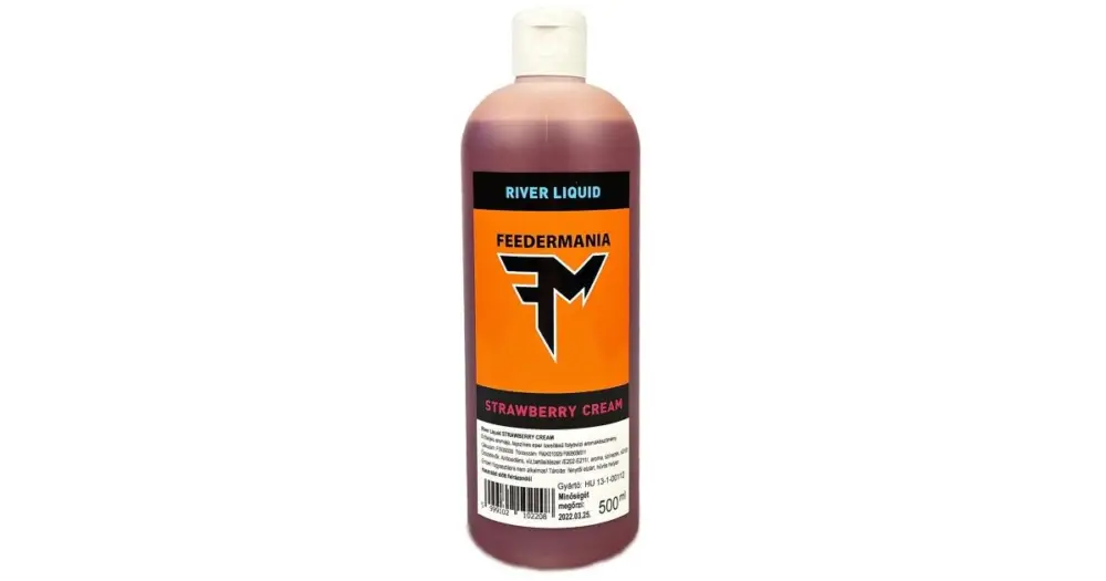 Feedermania River Liquid 500 ml - Strawberry Cream Nejlepší Volba