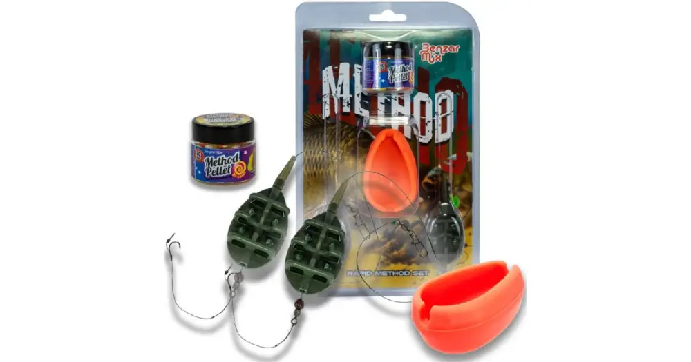 Benzar Mix Návazec Krmítko Set Rapid Method Háček 10 0,12 mm 7,65 kg - 60+60 g Nejlepší Volba