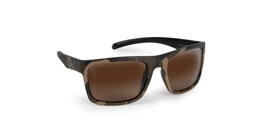 Dokud Zásoby Vydrží Fox Polarizační Brýle Avius Camo Black - Brown Lense
