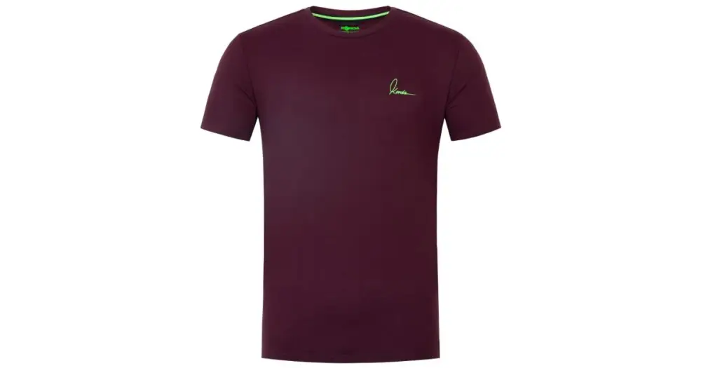 Korda Tričko Minimal Tee Burgundy - XL Autentický