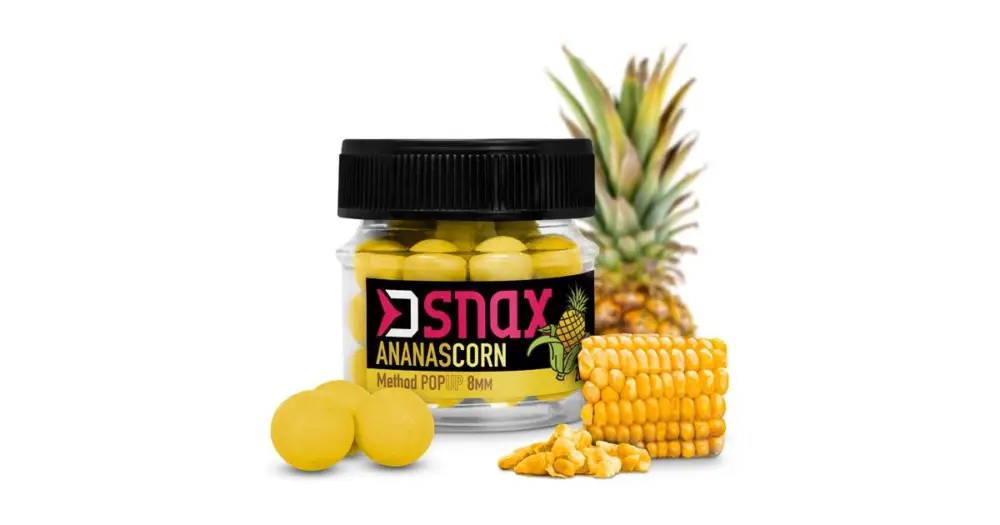 Super Cena Delphin Pop Up Nástraha D Snax Pop Kukuřice Ananas 20 g - 5,5 mm