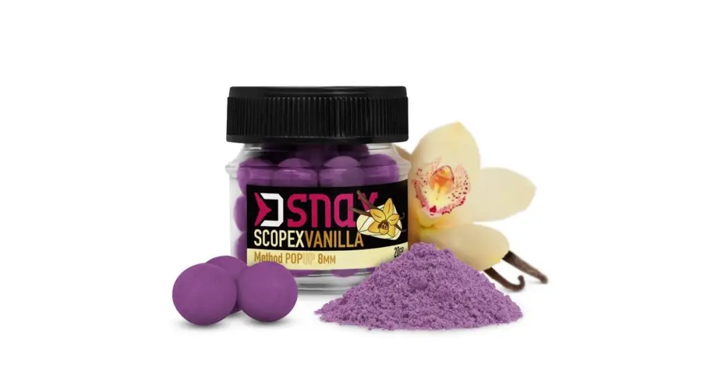 Akce Delphin Pop Up Nástraha D Snax Pop Scopex Vanilka 20 g - 12 mm
