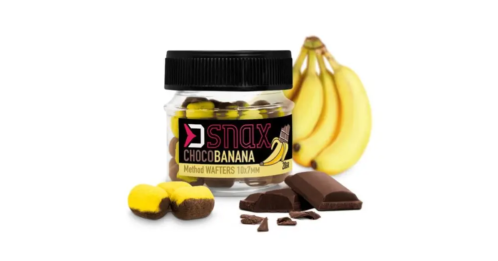 Delphin Nástraha D Snax Waft Čokoláda Banán 20 g - 7x5,5 mm Objednat Nyní