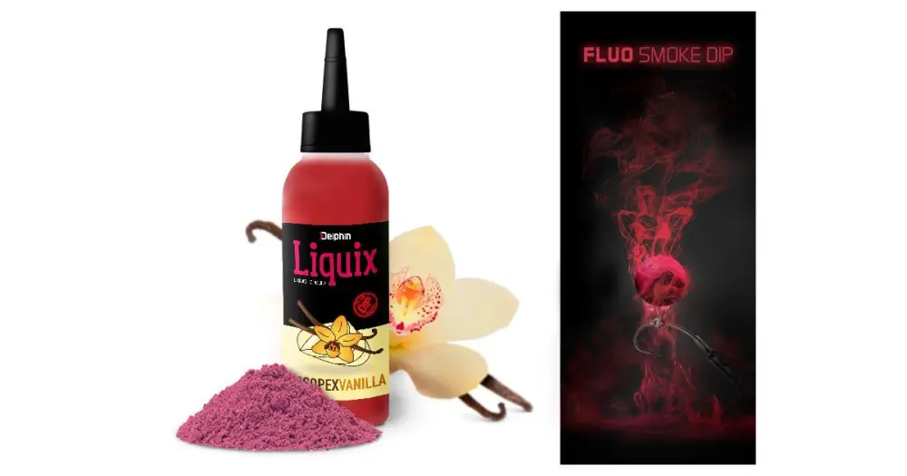 Aktuální Delphin Fluo Dip D Snax Liquix 100 ml - Scopex Vanilka